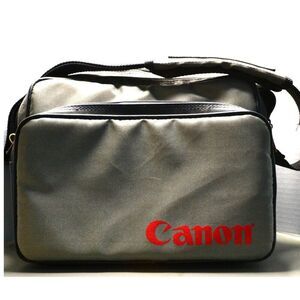 Vintage Canon Camera Bag 1990s Gray/Black Multi Compartments Cameras Photography